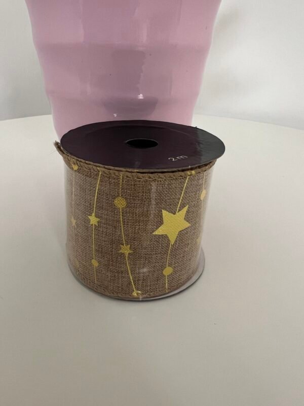 RUBAN ETOILES DOREES
