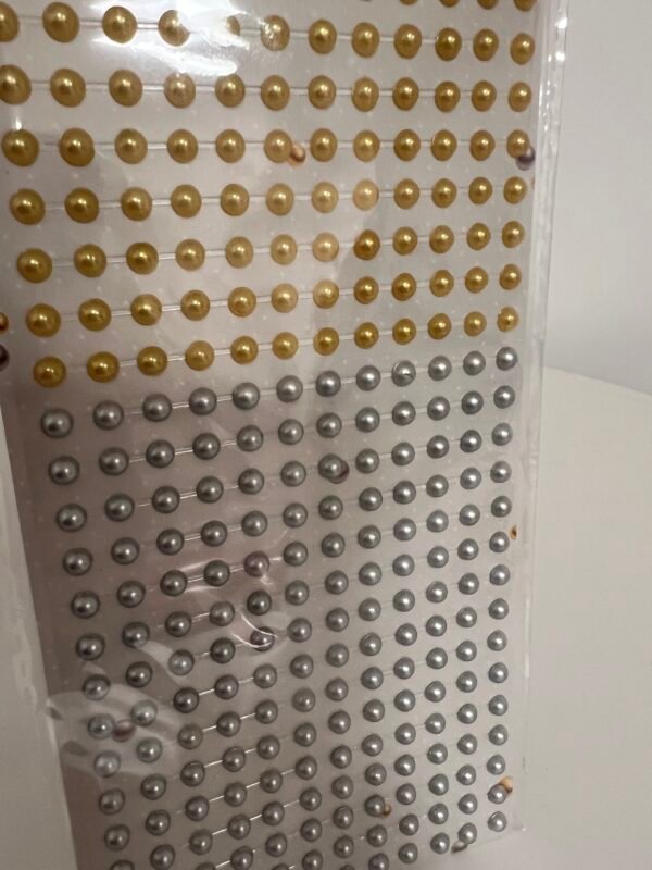 DEMI PERLES DOREES/ARGENTEES – Image 2