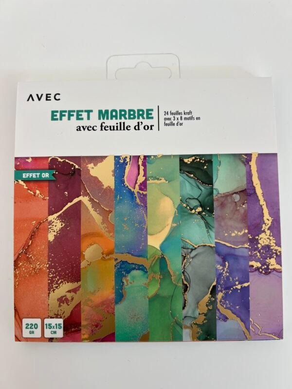 BLOC PAPIER MABRE/COLORE