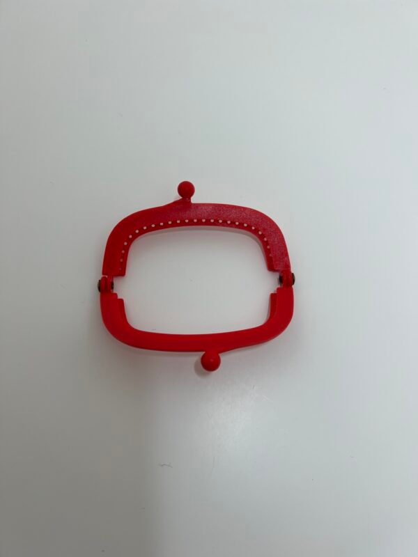 Poignée pour porte monnaie rouge