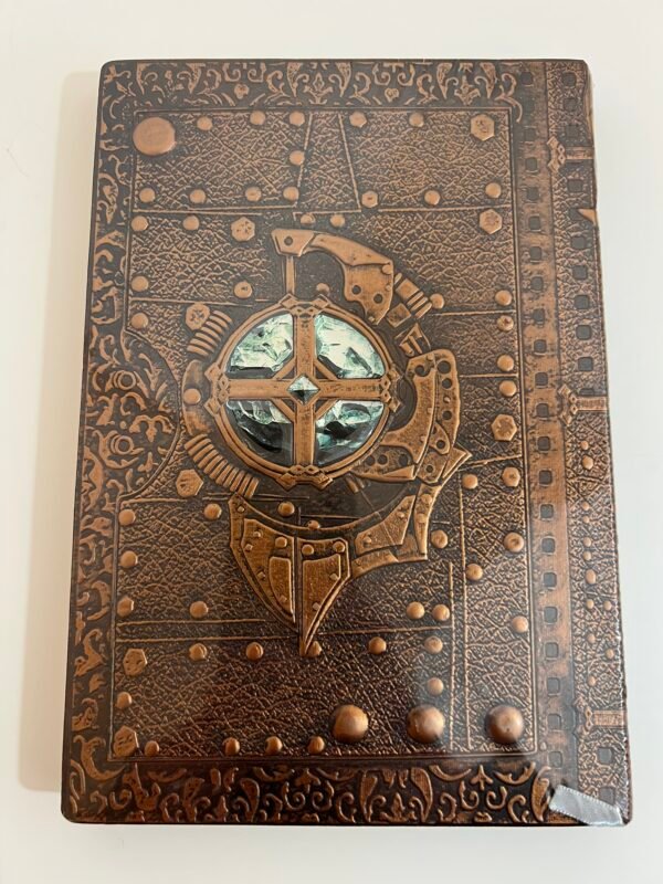 Carnet en simili cuir bronze – Image 2
