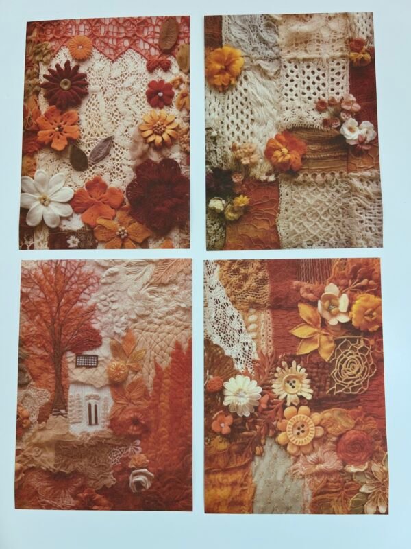 Feuilles fleurs et dentelles – Image 2
