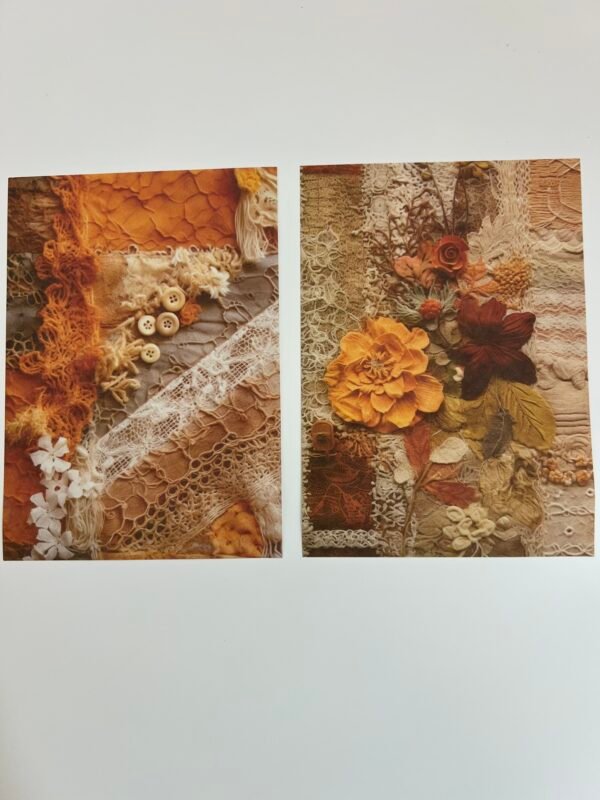 Feuilles fleurs et dentelles – Image 4