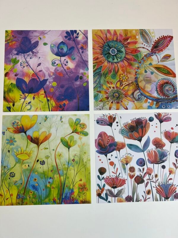 Feuilles fleurs du printemps – Image 3