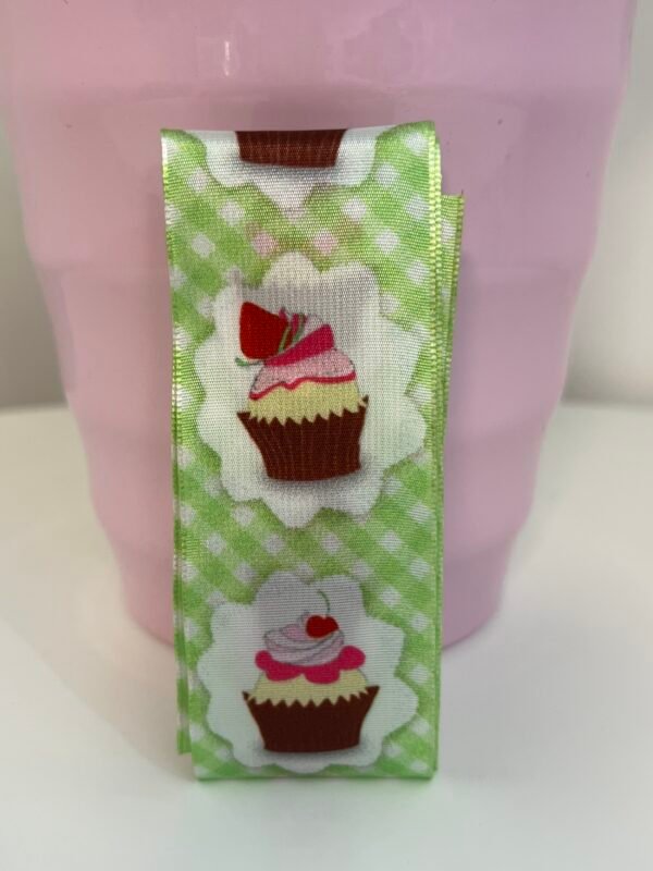 Ruban cup cake vert