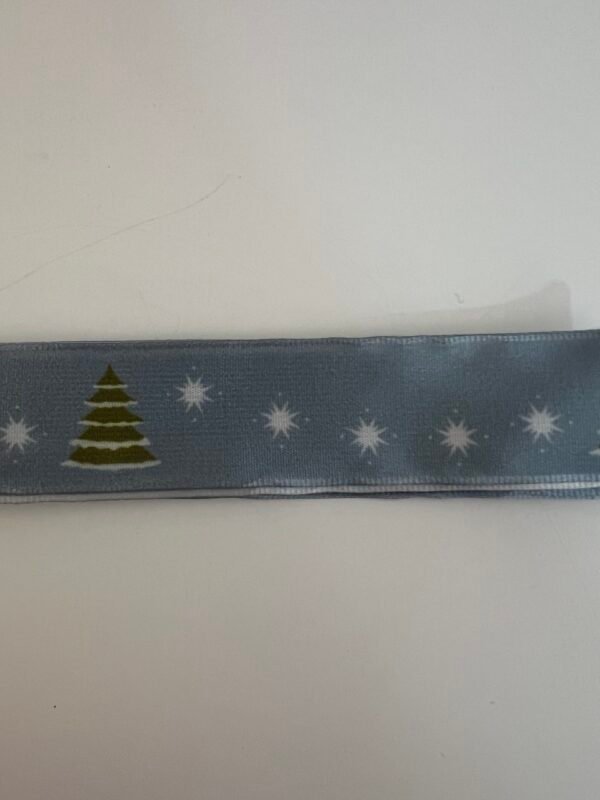 Ruban noël bleu