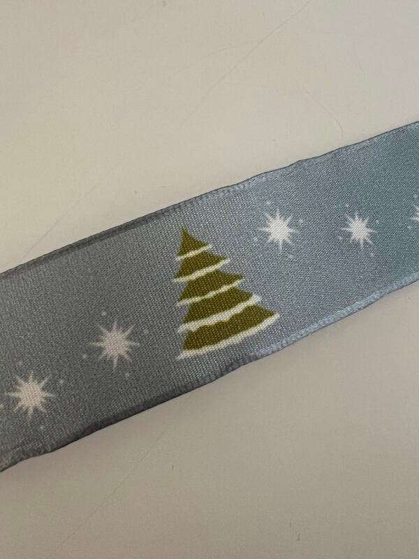 Ruban noël bleu – Image 2