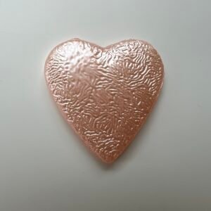 Embellissement coeur saumon