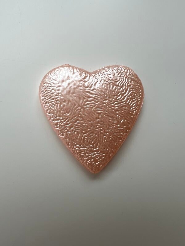 Embellissement coeur saumon