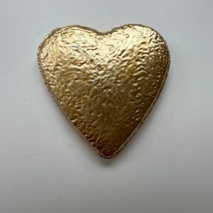 Embellissement coeur doré