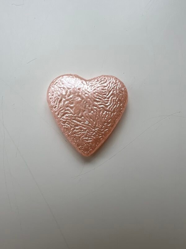Embellissement coeur saumon moyen