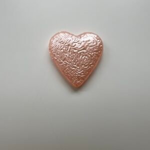 Embellissement coeur saumon petit