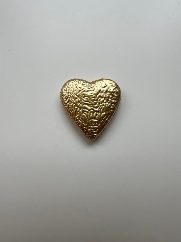 Embellissement coeur doré petit