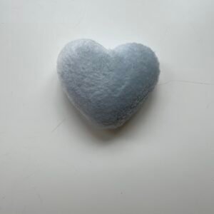 Embellissement coeur velours