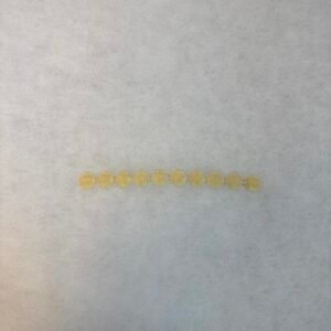 Embellissement fleurs velours écrues