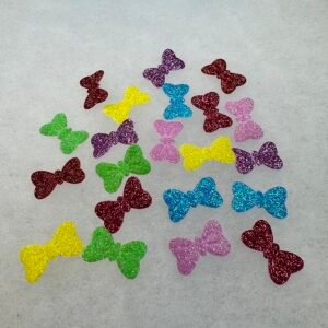 Embellissement petits nœuds papillons à paillettes