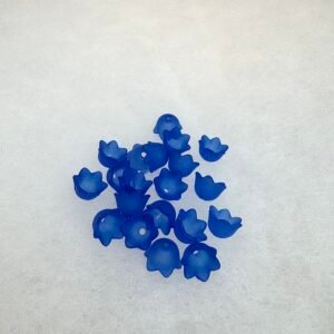 COLLERETTES TULIPES BLEUES