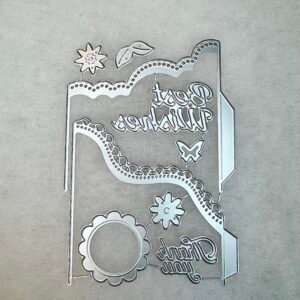 Dies feuilles effet déchiré