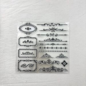 TAMPON CLEAR ETIQUETTES ET FRISES