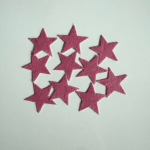 Embellissement étoiles en feutrine