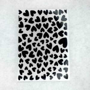 Dossier de gaufrage Coeurs