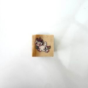 TAMPON BOIS LICORNE VOLANTE