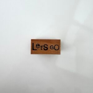 TAMPON BOIS "LET'S GO"