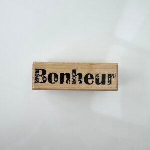 TAMPON BOIS "BONHEUR"