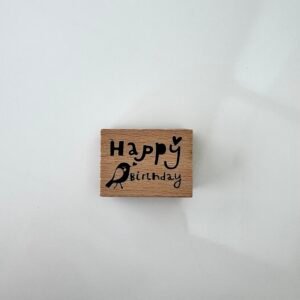 TAMPON BOIS "HAPPY BIRTHDAY"