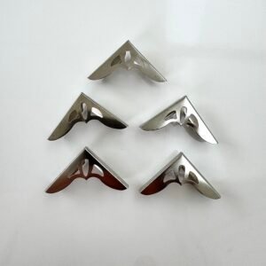 Embellissement coins argentés