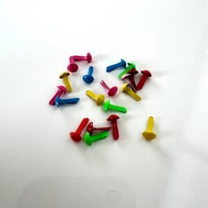 Petites attaches parisiennes colorées