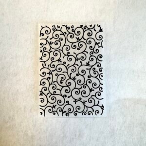 Dossier de gaufrage bouclettes