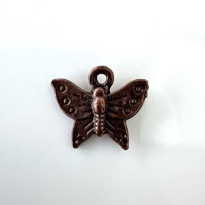 Breloque papillon bronze