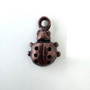 Breloque coccinelle bronze
