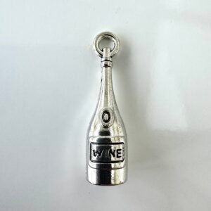 Breloque bouteille de vin