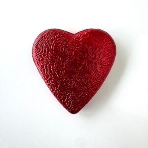 Embellissement cœur rouge grand