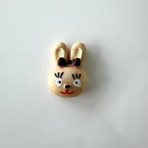 Embellissement lapine beige