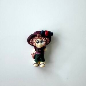 Embellissement petite fille rose et verte