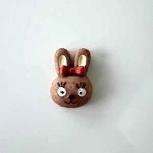 Embellissement lapine marron