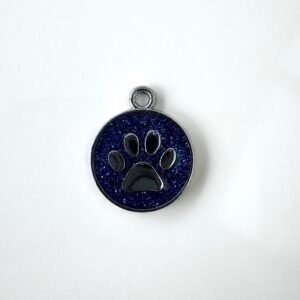 Breloque patte bleue