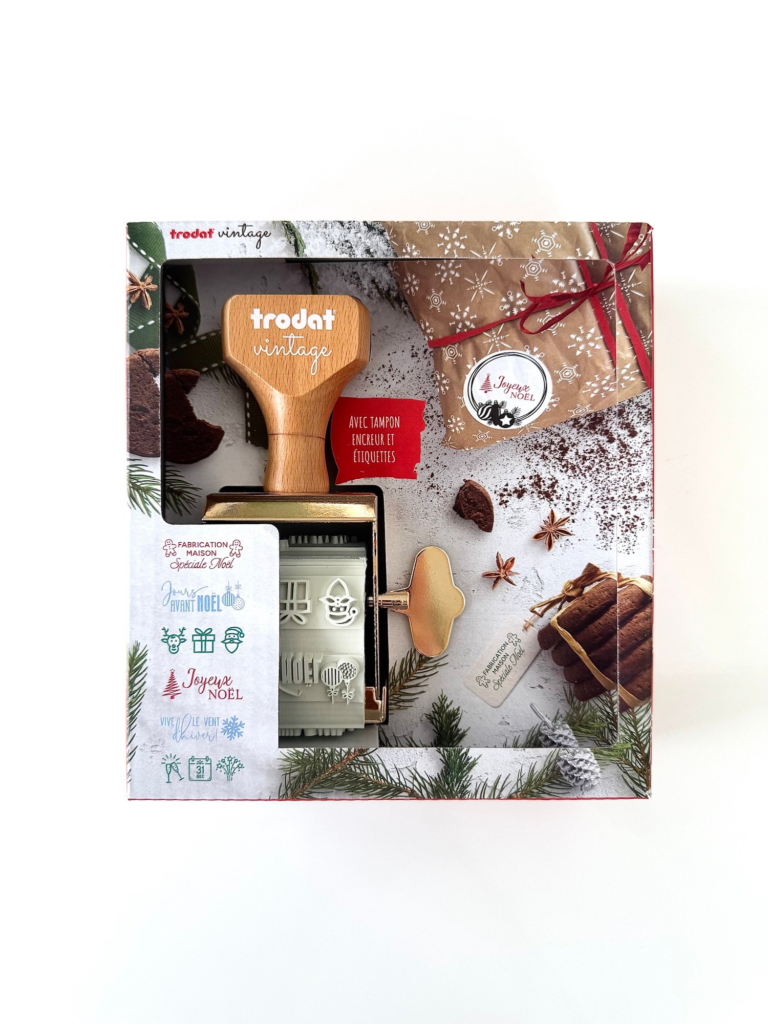 TAMPON ENCREUR AVEC 6 TEXTES