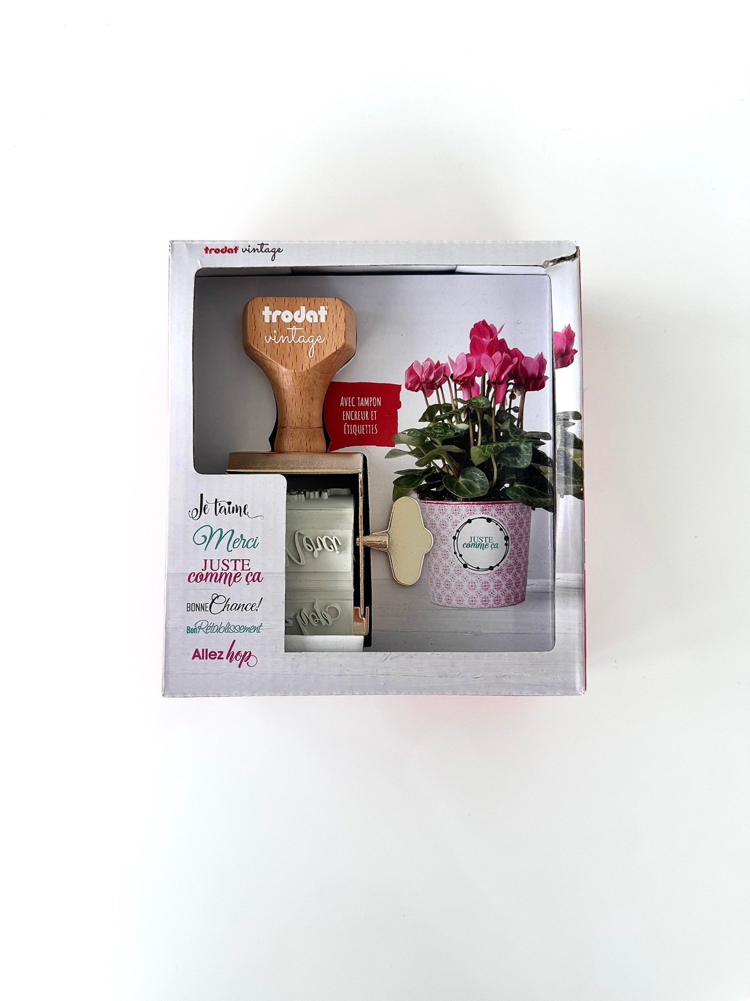 TAMPON ENCREUR AVEC 6 TEXTES