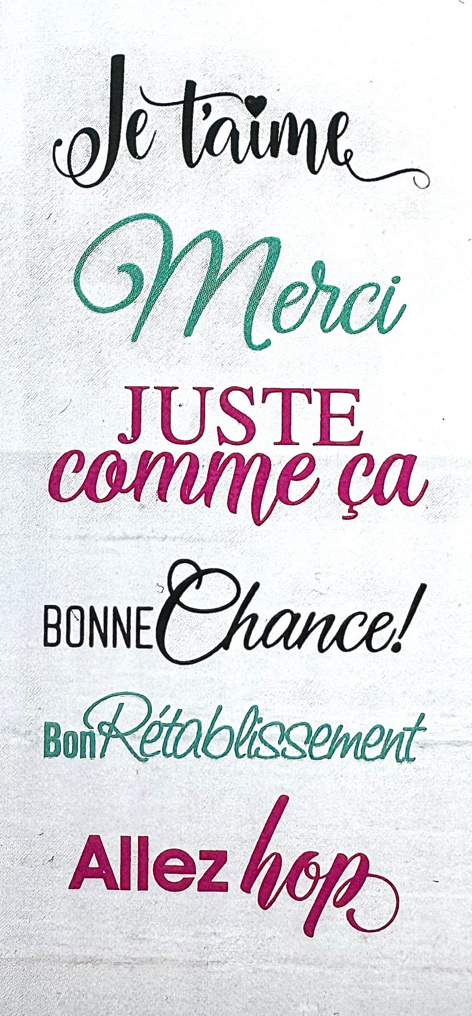 TAMPON ENCREUR AVEC 6 TEXTES – Image 2