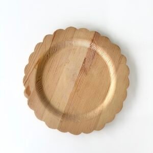 Assiette en bois