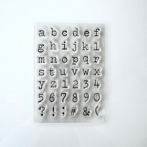 TAMPON CLEAR ALPHABET