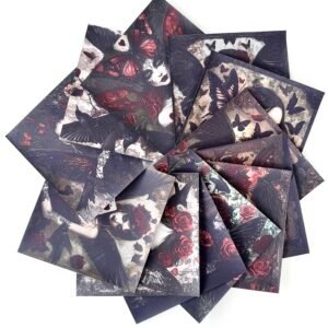 PAPIER 15X15 FEMME GOTHIQUE