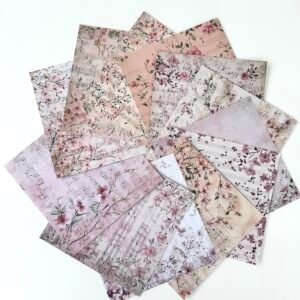 PAPIER 15X15 MUSIQUE ROMANTIQUE