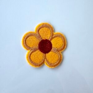 Thermocollant fleur jaune