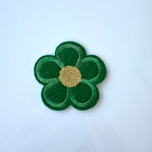 Thermocollant fleur verte