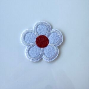 Thermocollant fleur blanche